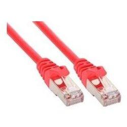 Cable de red inline sf/utp cat.5e rojo 1m