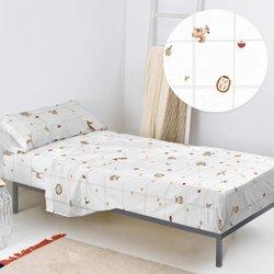 Woods animals juego de sabana cama 80/90 (160x270 cm)