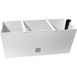 Maceta PROSPERPLAST Rato Case (Blanco - 60x25x24 cm)