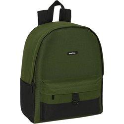 Mochila para Portátil SAFTA Dark Forest (Negro - Verde)