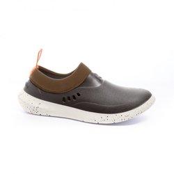 Zapato mix rouchette, marrón talla 44