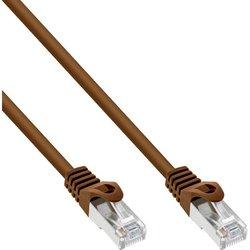 Cable de Red INLINE (RJ45 - Marrón)