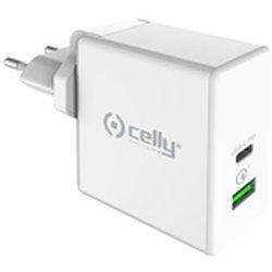 Cargador de batería celly tcusbc45wwh blanco