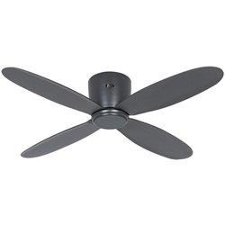 Ventilador de techo casafan 311284 eco plano ii 112cm negro