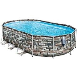 Piscina Tubular BESTWAY 56719 (con Cartucho - 20241 L - 366x122cm)