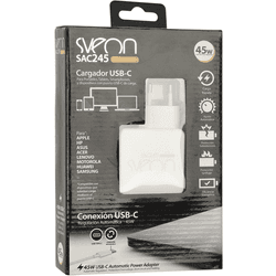 sveon sac245 cargador usb tipo c 45 w