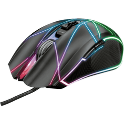 mouse trust gaming gxt 160x ture rgb led customizable 4500dpi 7 botones programables  23797