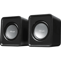 altavoces 2.1 trust 6w negros