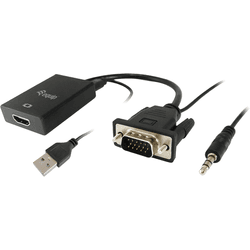 Equip Adaptador VGA a HDMI con Audio