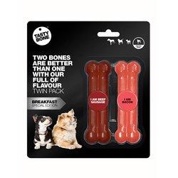 Mordedor para Perros TASTY BONE (2 Un - Sabor: Bacon)