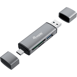 LECTOR MEMORIAS EQUIP USB SD MICROSD USB 3.0 / USB-C