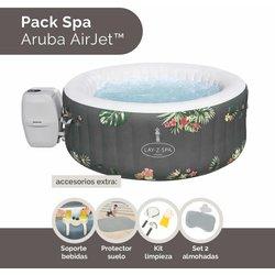 Pack de bañera de hidromasaje Lay-Z-Spa Aruba Airjet 2-3 personas con accesorios