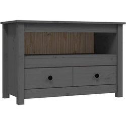 Mueble De Tv VIDAXL Gris Madera (79x35x52 cm)