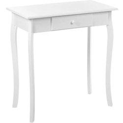 Beliani Consola blanca 75 x 40 cm