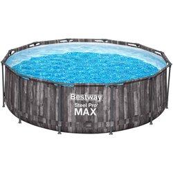 Piscina redonda de pvc bestway steel pro max de 366x100 cm