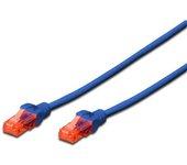 Cable de Red (RJ45 - 25 cm - Azul)