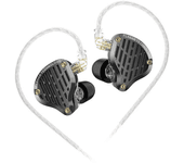 KZ PR3 Audífonos con cable de 3,5 mm, controlador plano de 13,2 mm, bajo HiFi, monitor de graves en el oído, auriculares