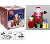 Papá Noel Lifetime 120 cm Hinchable Luz LED