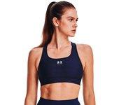 Sujetador de Mujer UNDER ARMOUR Sin Relleno Heatgear Azul (S)