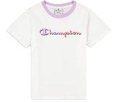 Camiseta de Niña CHAMPION Blanco (S)