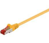 Microconnect SSTP CAT6 3M cable de red Amarillo