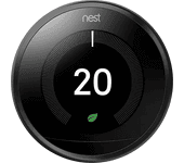 Google nest learning thermostat - termostato inteligente - negro