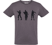 Camiseta - Koch Media Floss Dance, Fortnite, Talla M, Gris oscuro