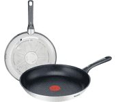 Set de sartenes - Tefal Daily Cook, 2 sartenes, 20 y 26 cm, Antiadherentes, Acero inoxidable