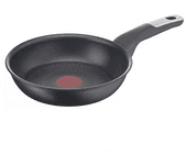 Sartén - Tefal Unlimited G2550502, 26 cm, Todo tipo de cocinas, Titanio antiadherente y antirayaduras, Negro