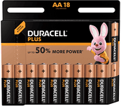 Pilas AA - Duracell Plus Power Alcalino 1.5V, Pack 18