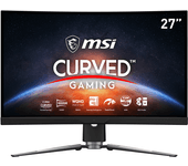 monitor gaming msi mpg artymis 273cqr. 27  wqhd , 2560 x 1440, 165hz, 1ms, curvo, hdmi, dp, negro