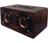 Oqan QBT-100 BT Altavoz Bluetooth 10W Madera