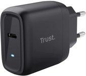 Cargador de pared trust negro 45 w