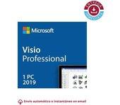 Licencia Microsoft Visio Professional 2019 para 1 PC