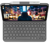 Logitech Slim Folio Funda con teclado iPad (10ª gen.), Gris - 920-011426