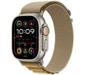 Apple Watch Ultra 2 GPS + Cellular 49mm Caja Natural Titanio con Correa Alpine Loop L Canela