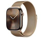 Apple Watch Series 10 GPS + Cellular 42mm Caja Titanio Oro con Correa Milanese Loop Oro