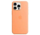 iphone 15 pro max si case orange