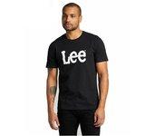 Camiseta lee wobbly logo black