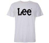 Camiseta lee wobbly logo white