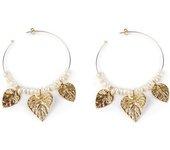 Coron 4cm pendientes #oro brillo 1 u