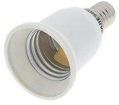 EuroLite Socket Adapter E-14 to E-27 Blanco