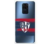 Funda Licencia Oficial SD Huesca Rayas Transparente para Xiaomi Redmi Note 9