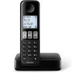 Teléfono Fijo PHILIPS D2501B/34 Negro