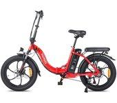 Bicicleta Eléctrica FAFREES F20 250W 576Wh Autonomía de 70 km Rojo