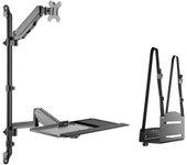 Soporte Pared Equip Vesa Hasta 32" 100X100 Max 8Kg + Soporte Teclado Max 1Kg