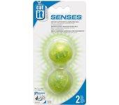 Catit Design Senses Super Roller Circuito - Pelotas luminosas verdes de repuesto (2 unidades)