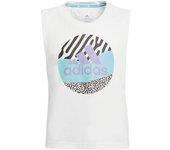 Camiseta sin mangas adidas aeroready girl power girl white