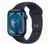 Apple Watch Series 9 Gps + Celular 45mm Aluminio Negro Y Correa Deportiva Negra S/m - Mrmc3ql/a