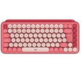 Logitech Pop Keys Teclado Rf Wireless + Bluetooth Qwerty Italiano Borgoña, Rosa, Rosa